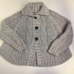 Old Navy chunky knitted cardigan sweater for little toddler girls size 4T
